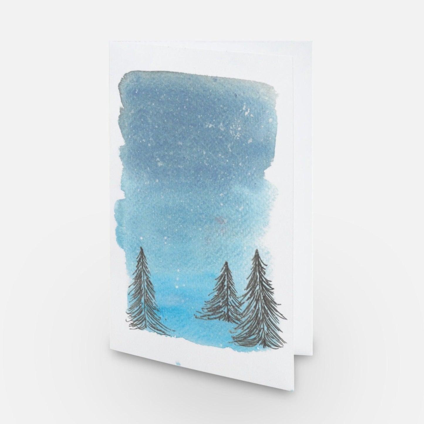 Snowy landscape card