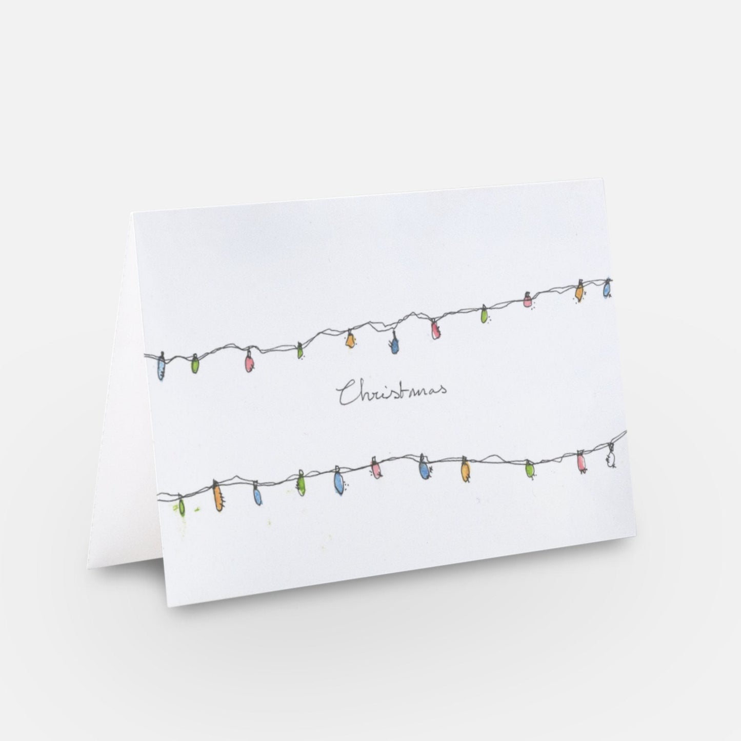 Christmas lights card