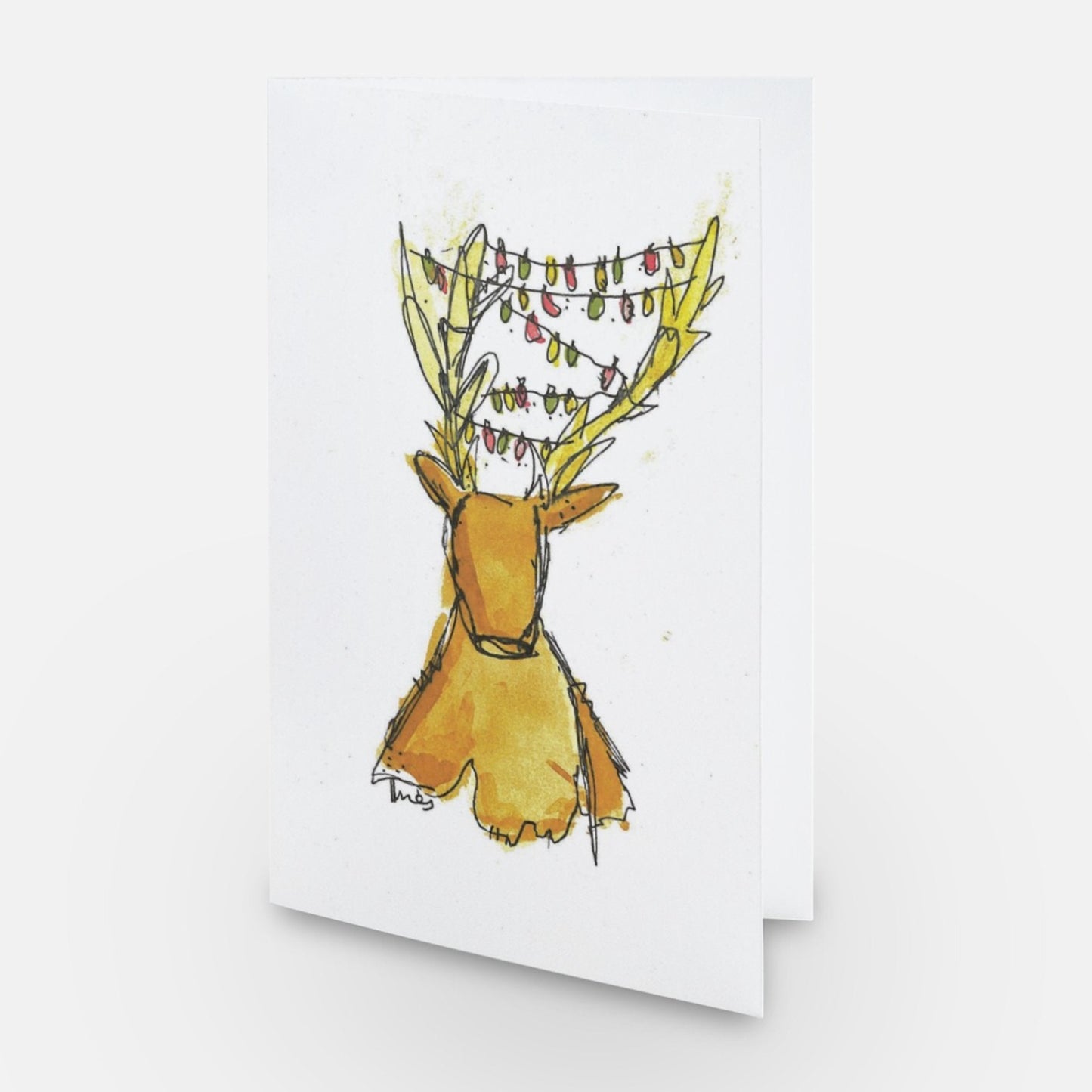 Reindeer card